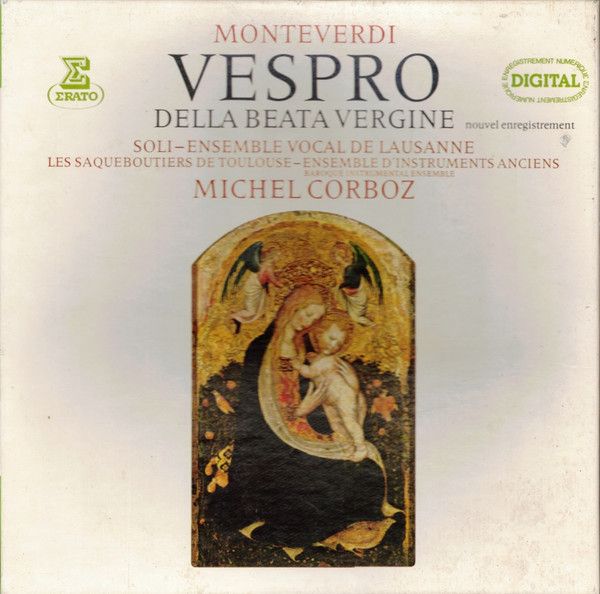 Erato 750292 - Claudio Monteverdi, Ensemble Vocal De Lausanne, L
