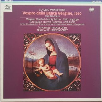 TELDEC 6.35710 - Claudio Monteverdi, Margaret Marshall, Felicity