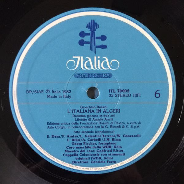 Italia ITL 70092 - Gioacchino Rossini, Lucia Valentini Terrani, - Image 10