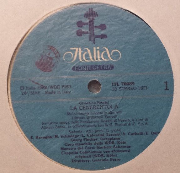Fonit Cetra ITL 70089 - Gioacchino Rossini, Lucia Valentini Terr - Image 3