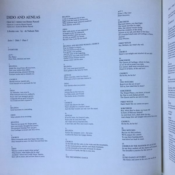 TELDEC 6.42919 AZ - Henry Purcell, Ann Murray, Rachel Yakar, Ant - Image 6
