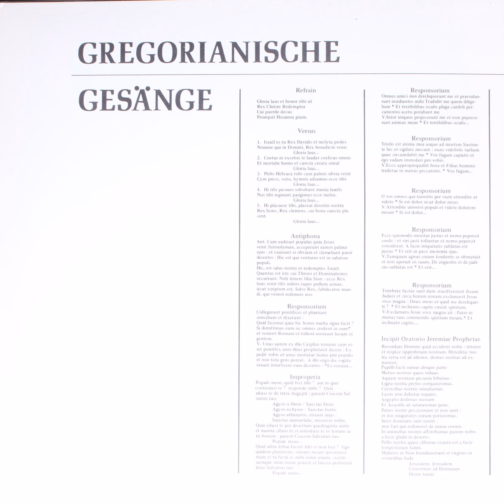 Deller Recordings FSM 53 301 - Deller Consort - Gregorianische G - Image 2