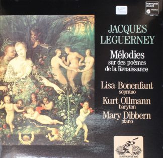 Harmonia Mundi HMC 1171 - Jacques Leguerney - Mélodies Sur Des P