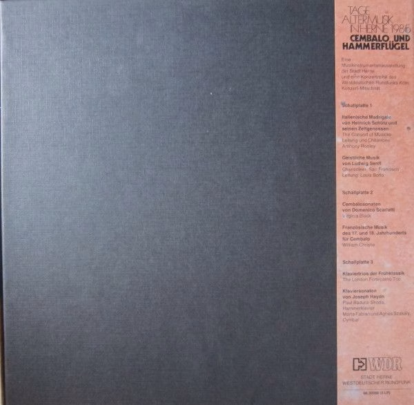 Westdeutscher Rundfunk 66.30088 - Various - Tage Alter Musik In - Image 2