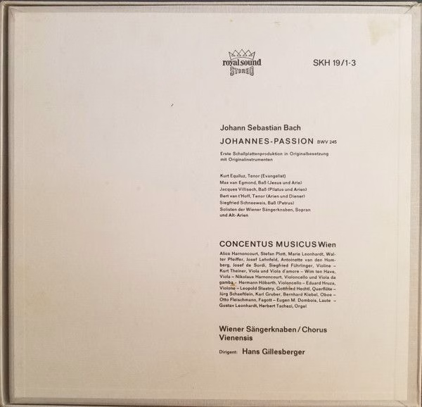 Telefunken SKH 19 / 1-3 - Johann Sebastian Bach - Johannes Passi - Image 2
