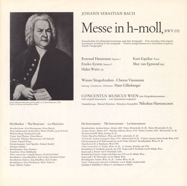 Telefunken SKH 20/1-3 - Johann Sebastian Bach - Messe In H-Moll - Image 3