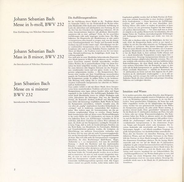 Telefunken SKH 20/1-3 - Johann Sebastian Bach - Messe In H-Moll - Image 4