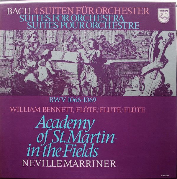 Philips 6769 012 - Johann Sebastian Bach, Sir Neville Marriner,