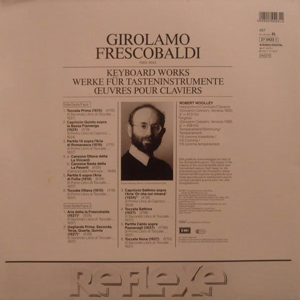 His Master's Voice 27 0423 1 - Girolamo Frescobaldi, Robert Wool - Image 2