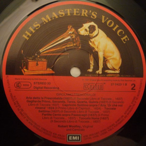 His Master's Voice 27 0423 1 - Girolamo Frescobaldi, Robert Wool - Image 4