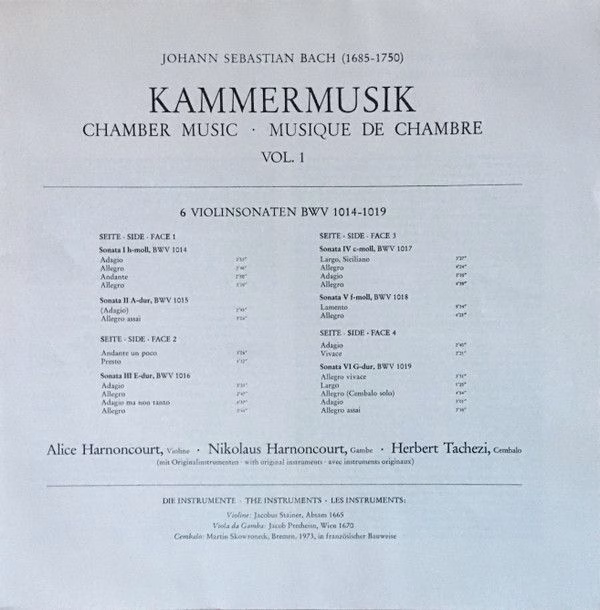 Telefunken 6.35310 EX - Johann Sebastian Bach - Kammermusik (Cha - Image 7