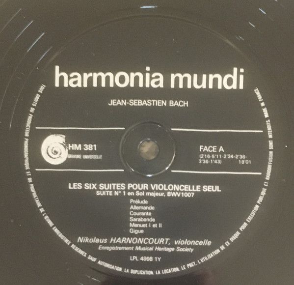 harmonia mundi France HM 381-83 - Johann Sebastian Bach, Nikolau - Image 2