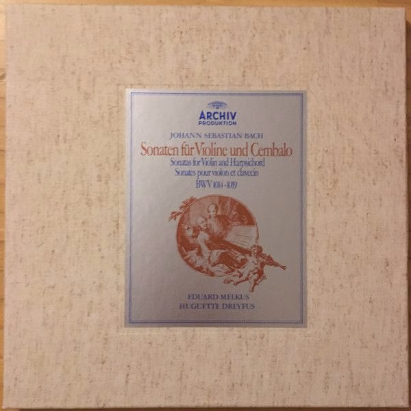 Archiv Produktion 2708 032 - Johann Sebastian Bach, Eduard Melku