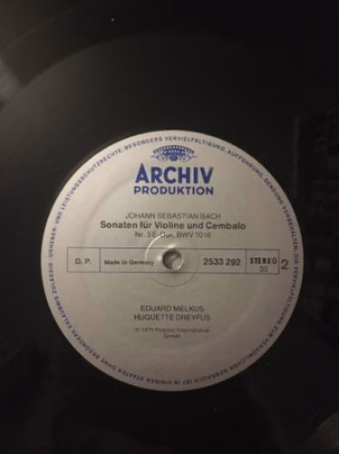 Archiv Produktion 2708 032 - Johann Sebastian Bach, Eduard Melku - Image 5