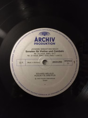 Archiv Produktion 2708 032 - Johann Sebastian Bach, Eduard Melku - Image 6