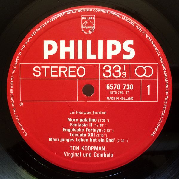 Philips 6768 308 - Jan Pieterszoon Sweelinck, Ton Koopman - Die - Image 3