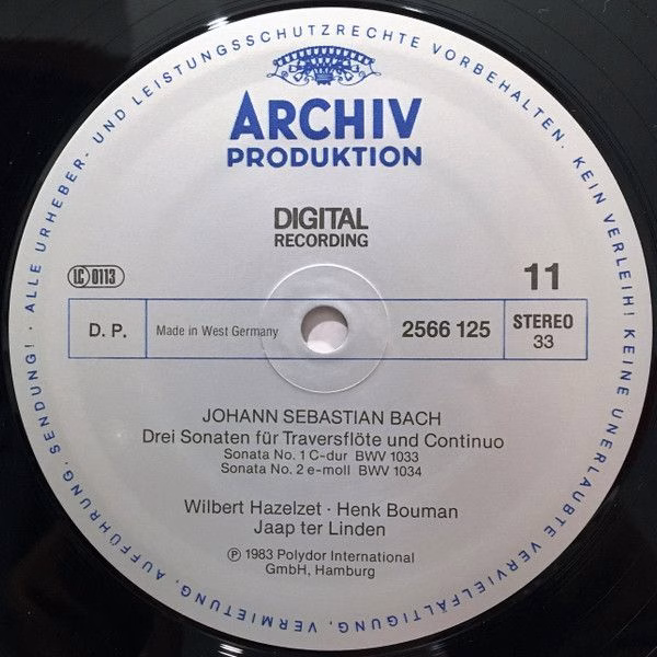 Archiv Produktion 2742 007 - Johann Sebastian Bach, Musica Antiq - Image 13