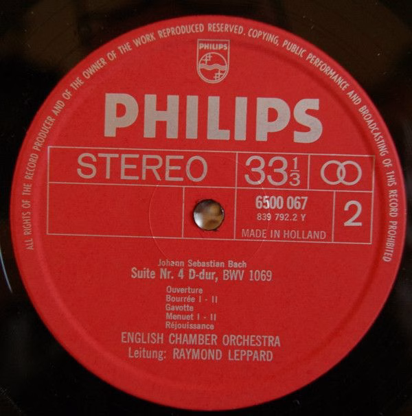 Philips 6709 004 - Johann Sebastian Bach, Carl Philipp Emanuel B - Image 3