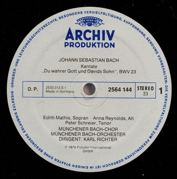 Archiv Produktion 2722 022 - Johann Sebastian Bach, Edith Mathis - Image 5