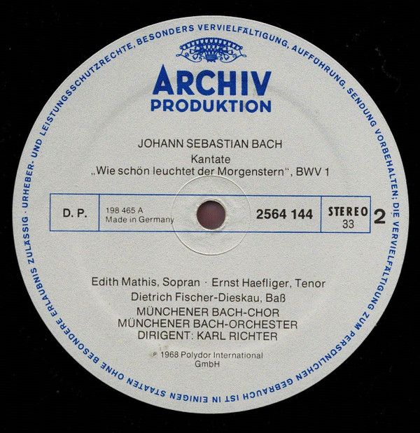Archiv Produktion 2722 022 - Johann Sebastian Bach, Edith Mathis - Image 6