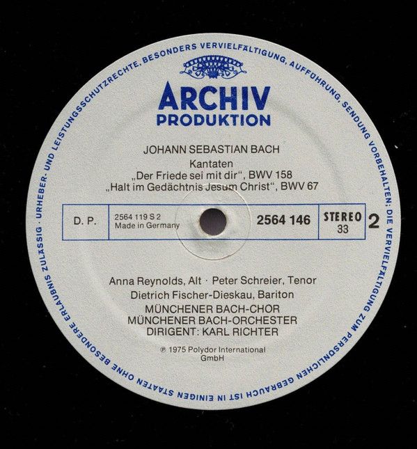 Archiv Produktion 2722 022 - Johann Sebastian Bach, Edith Mathis - Image 10