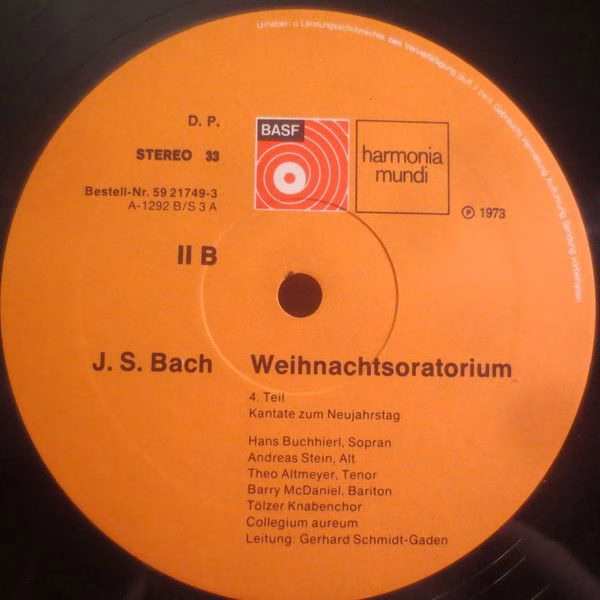 BASF 59-21749-3 - Johann Sebastian Bach, Tölzer Knabenchor, Coll - Image 7