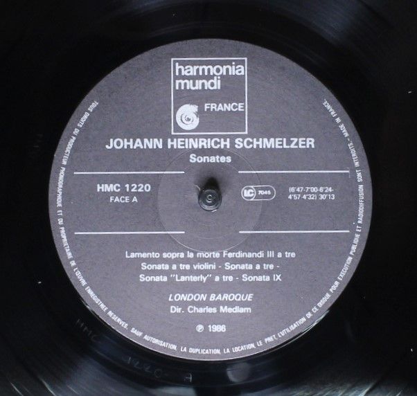 Harmonia Mundi HMC 1220 - Johann Heinrich Schmelzer, Georg Muffa - Image 5