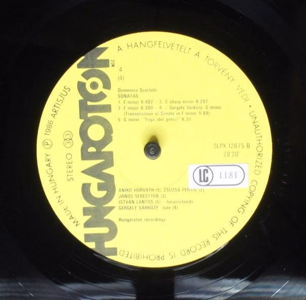 Hungaroton SLPX 12674-75 - Domenico Scarlatti - Hommage A Scarla - Image 8