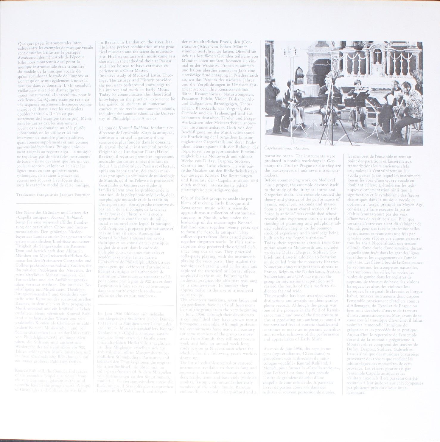 RCA Red Seal RL 30336 - Capella Antiqua München, Konrad Ruhland - Image 3