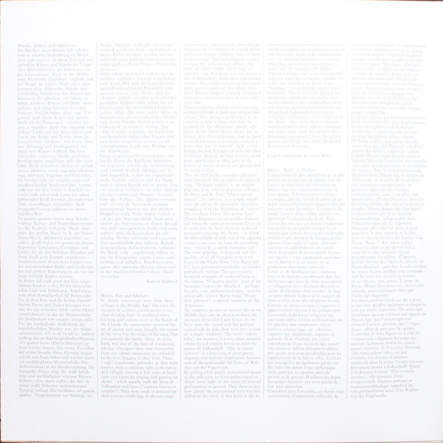 RCA Red Seal RL 30336 - Capella Antiqua München, Konrad Ruhland - Image 4