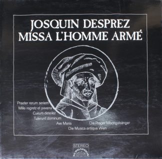 Supraphon 80732 PK - Josquin Des Prés, Prague Madrigal Singers,