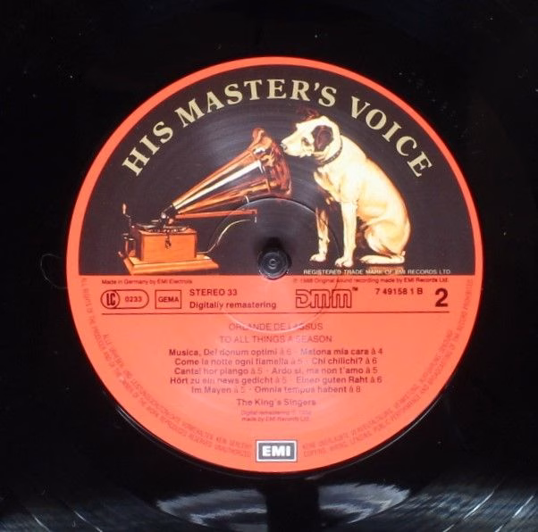 His Master's Voice 067 EL 7491581 - The King's Singers, Roland d - Image 6