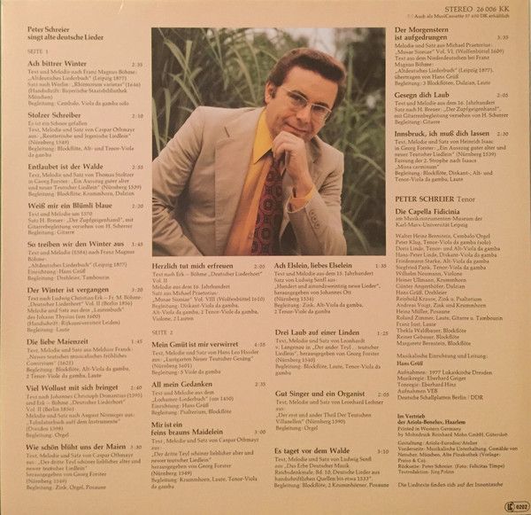 Eurodisc 26 006 KK - Peter Schreier - All Mein Gedanken (Peter S - Image 2