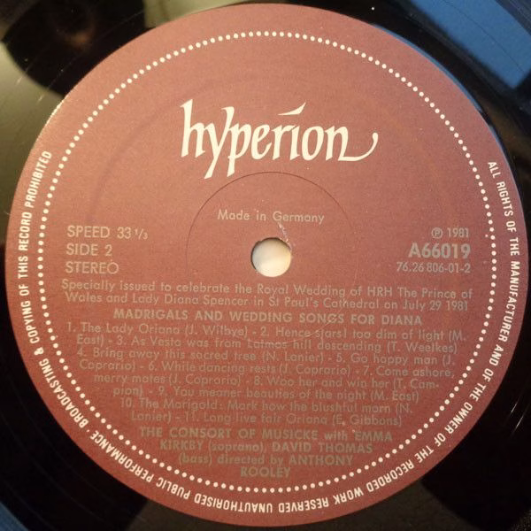 hyperion A66019 - The Consort Of Musicke, Anthony Rooley, Emma K - Image 6