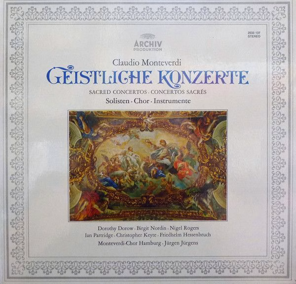 Archiv Produktion 2533 137 - Claudio Monteverdi, Dorothy Dorow,