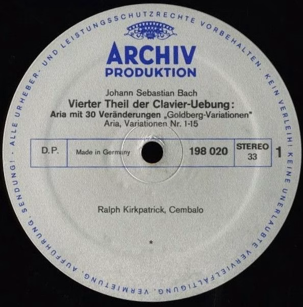 Archiv Produktion 198 020 - Johann Sebastian Bach, Ralph Kirkpat - Image 3