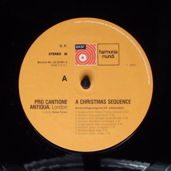 Harmonia Mundi 25 22487-2 - Pro Cantione Antiqua - A Christmas S - Image 9