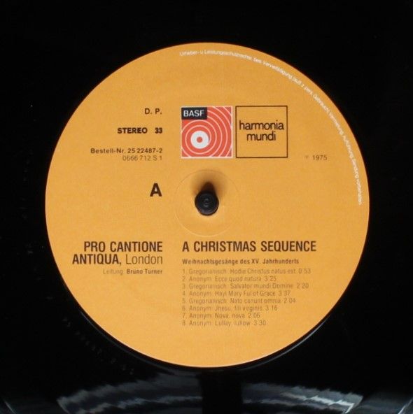 Harmonia Mundi 25 22487-2 - Pro Cantione Antiqua - A Christmas S - Image 9