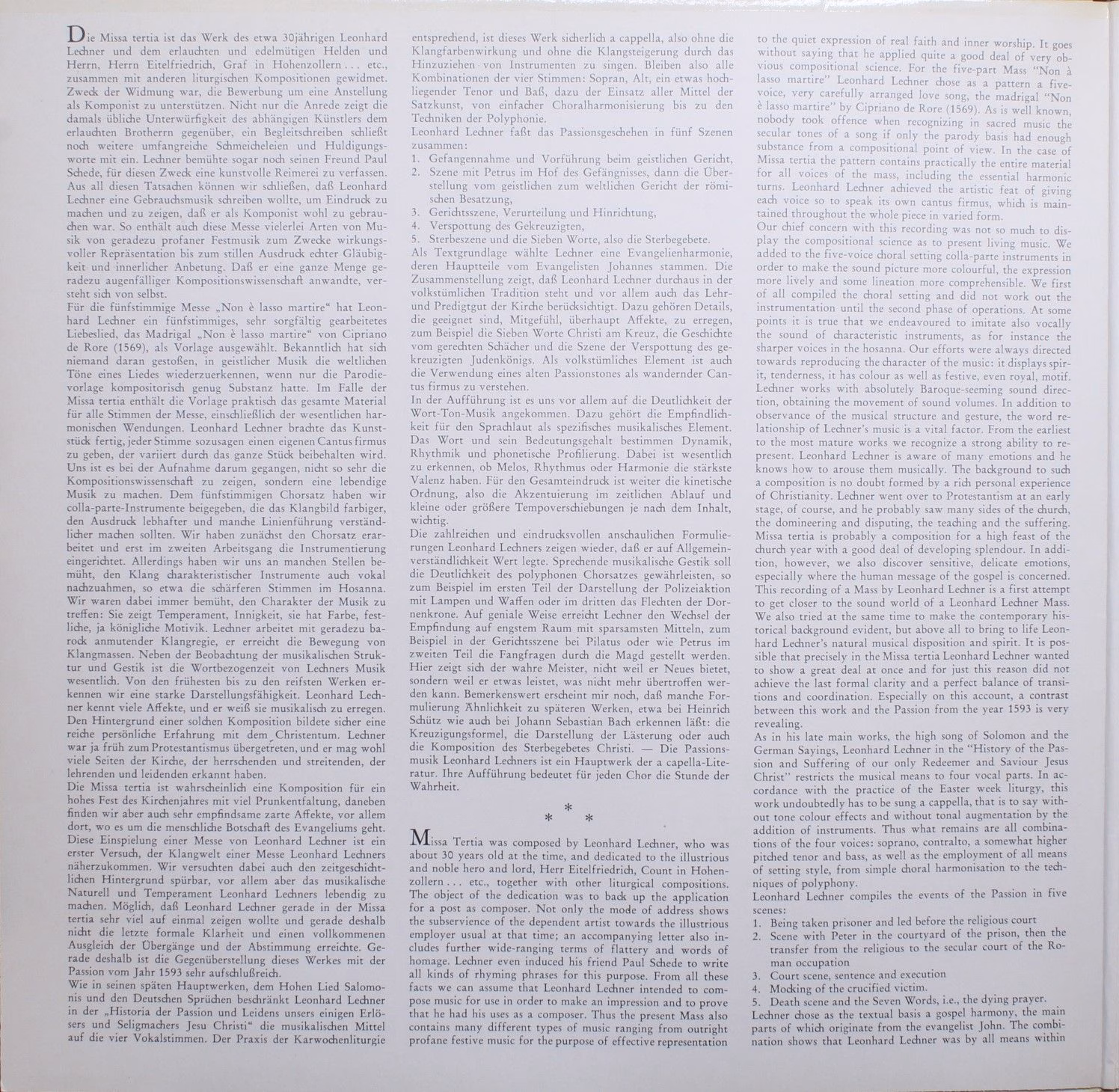 Telefunken 6.42000 AW - Leonhard Lechner - Missa Tertia 1584 / P - Image 4