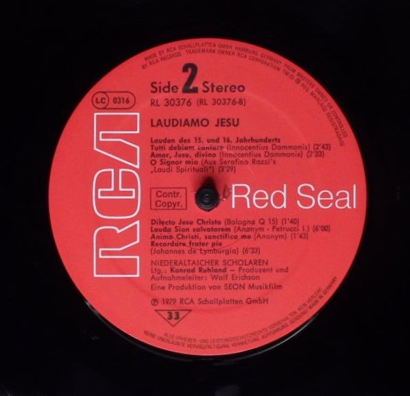 RCA Red Seal RL 30376 - Niederaltaicher Scholaren, Konrad Ruhlan - Image 6