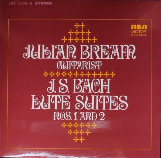 RCA Red Seal LSC 2896-B - Johann Sebastian Bach, Julian Bream -