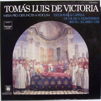 Deutsche Harmonia Mundi 1C 065-99 602 Q - Tomás Luis De Victoria