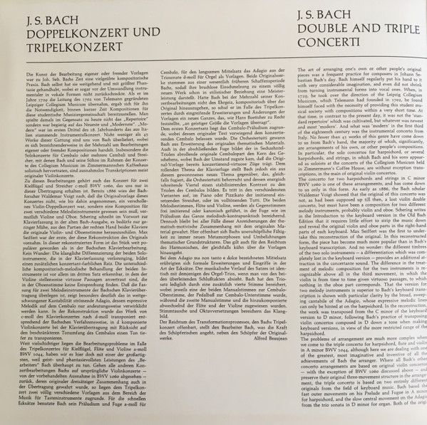 BASF EA 228 592 - Johann Sebastian Bach, Collegium Aureum, Franz - Image 2
