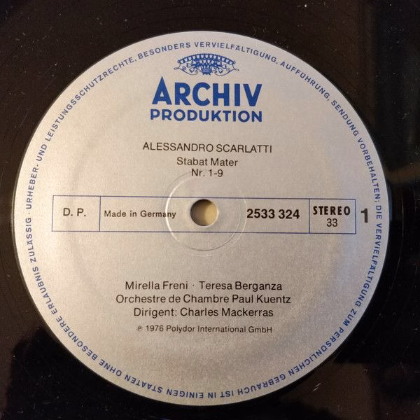 Archiv Produktion 2533 324 - Alessandro Scarlatti, Mirella Freni - Image 4