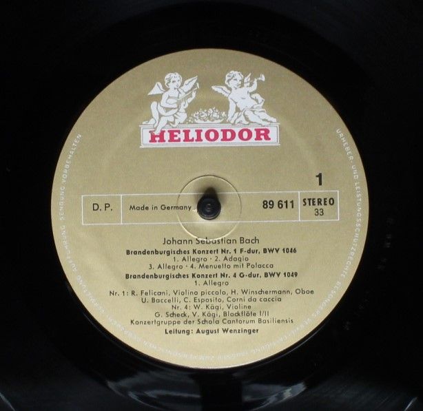 HELIODOR 89 611 - Johann Sebastian Bach - Brandenburgische Konze - Image 3