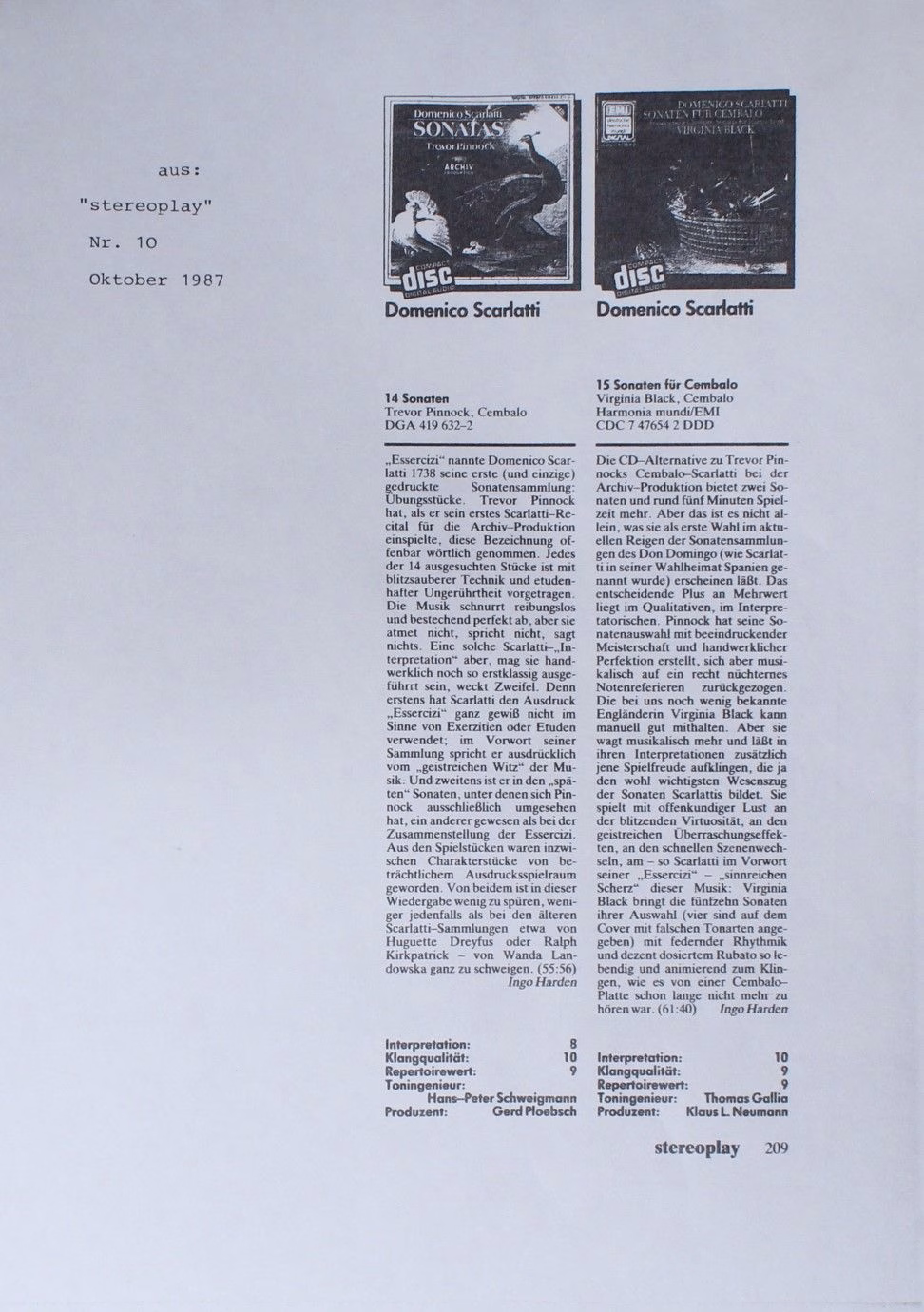 deutsche harmonia mundi Digital 1695971 - Domenico Scarlatti, Vi - Image 3