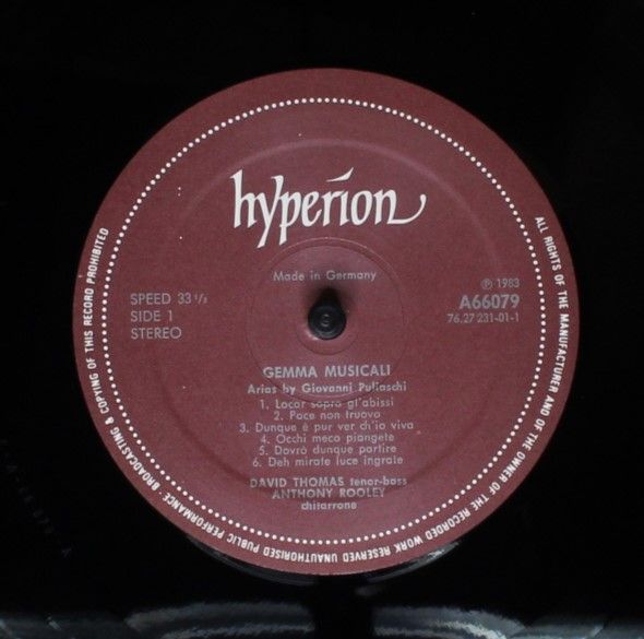 hyperion A66079 - Giulio Caccini, Giovanni Puliaschi, David Thom - Image 4