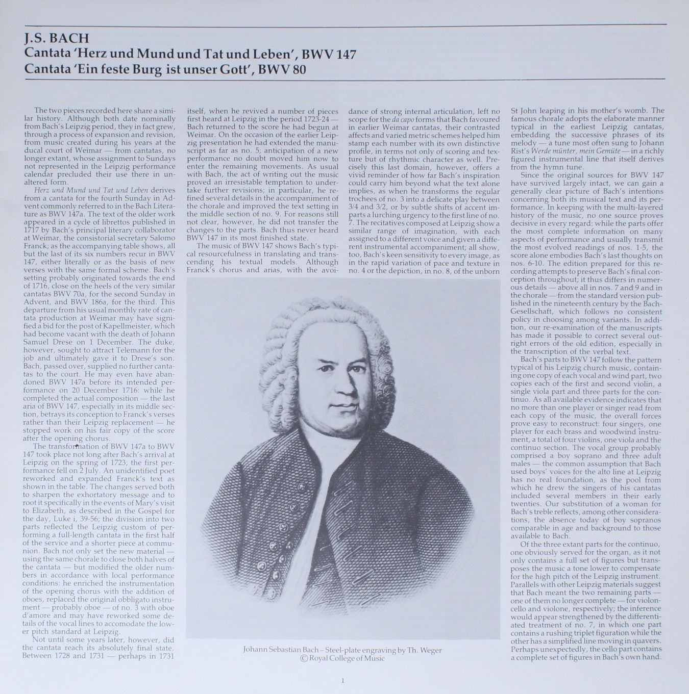 DECCA 6.43461 - Johann Sebastian Bach, Joshua Rifkin, Jane Bryde - Image 3