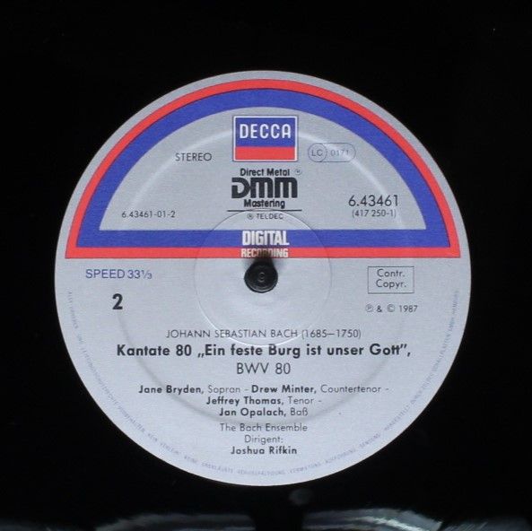 DECCA 6.43461 - Johann Sebastian Bach, Joshua Rifkin, Jane Bryde - Image 6