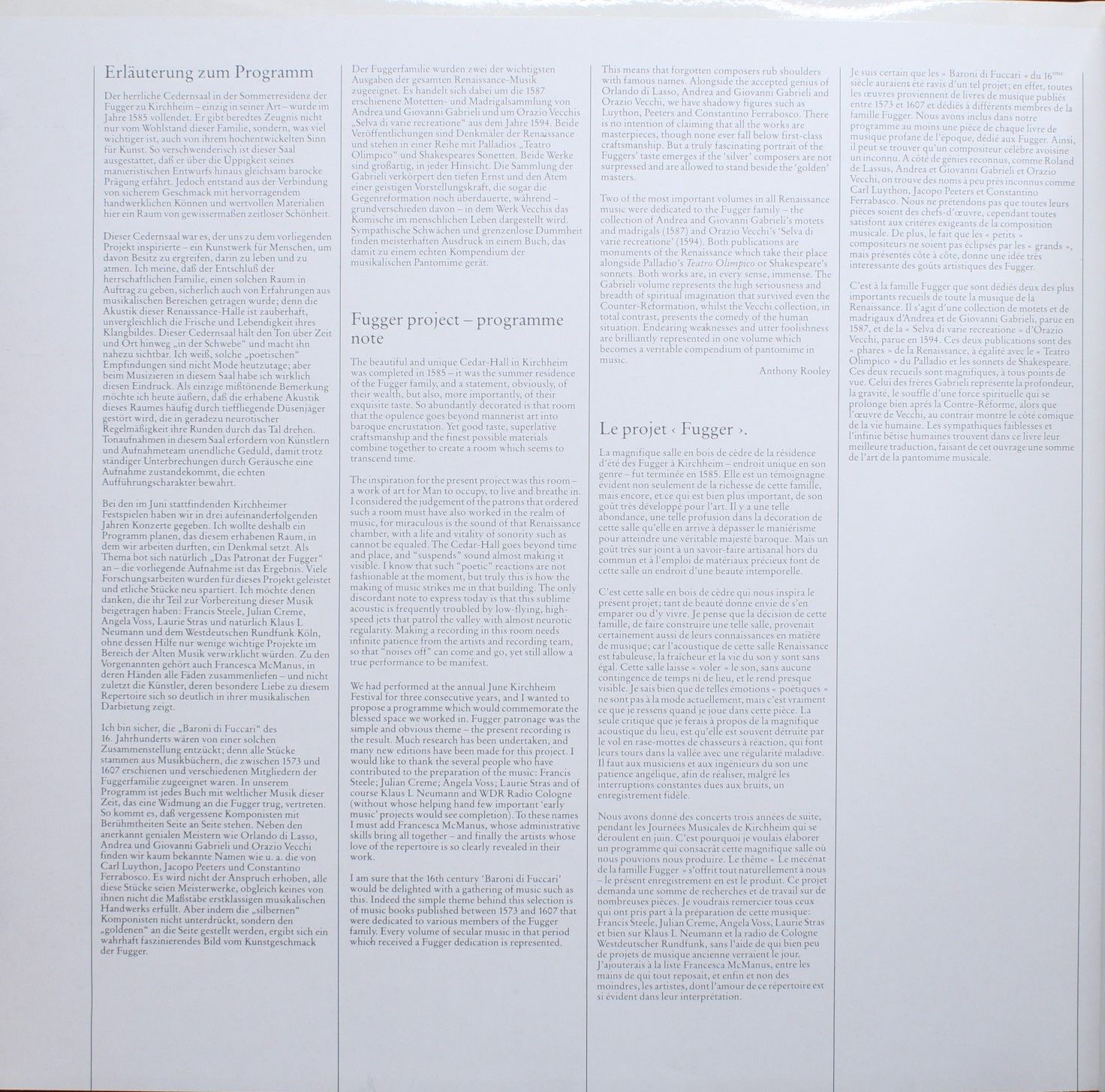 Deutsche Harmonia Mundi 065 16 9555 1 - Gregor Aichinger, Consta - Image 4